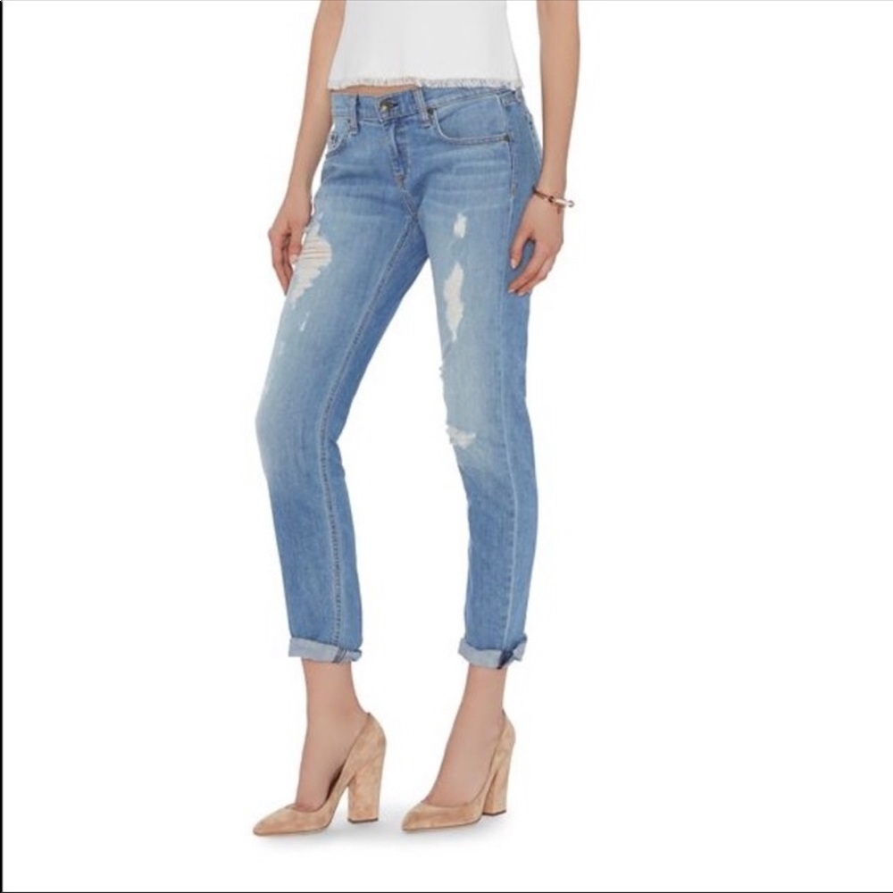 Rag & Bone Dre Rosslyn distressed jeans